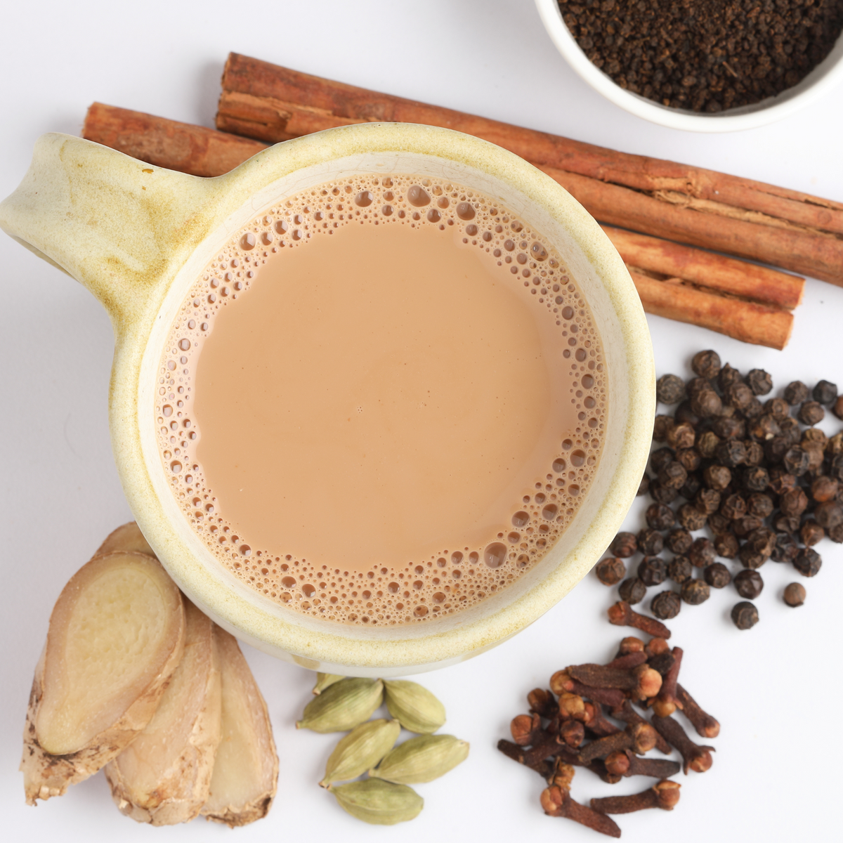 I am Bliss, Chai, a divine concoction crafted for tea enthusiasts seeking blissful moments in a cup.Loose Leaf - Bag 5 oz.